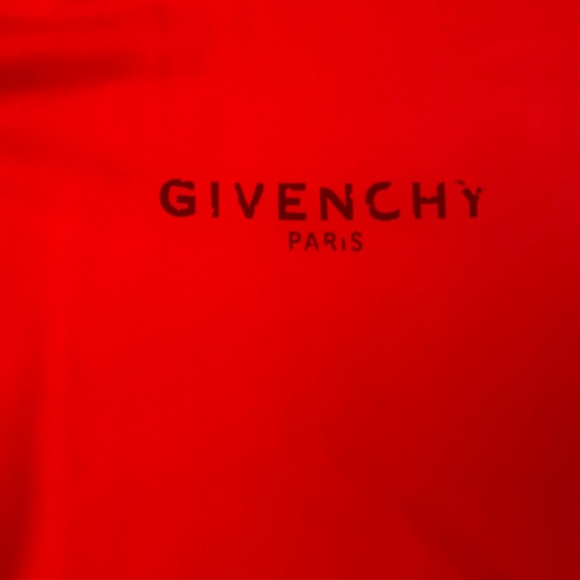 Red Givenchy hoodie